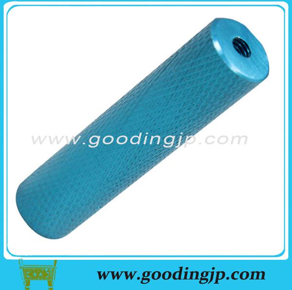 knurled aluminum handle